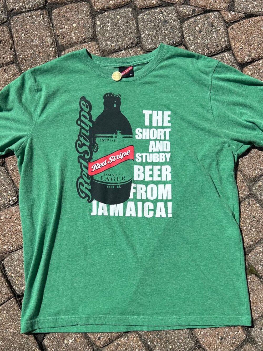 Red Stripe T-Shirt Size 2XL